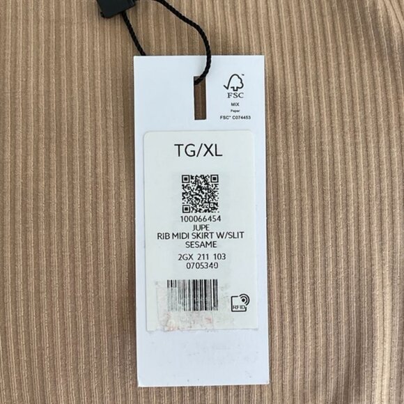 Brown Dynamite Women's Ribbed Midi Skirt - Picture 5 of 8